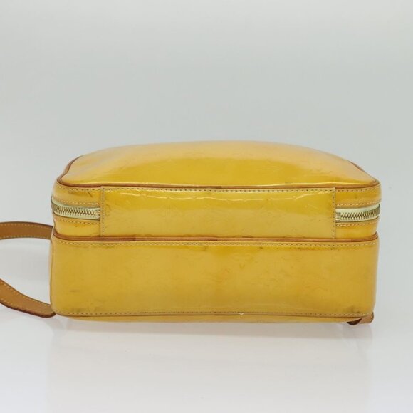 LOUIS VUITTON Monogram Vernis Marley Backpack Yellow M91040 LV Auth 137189 main image 13
